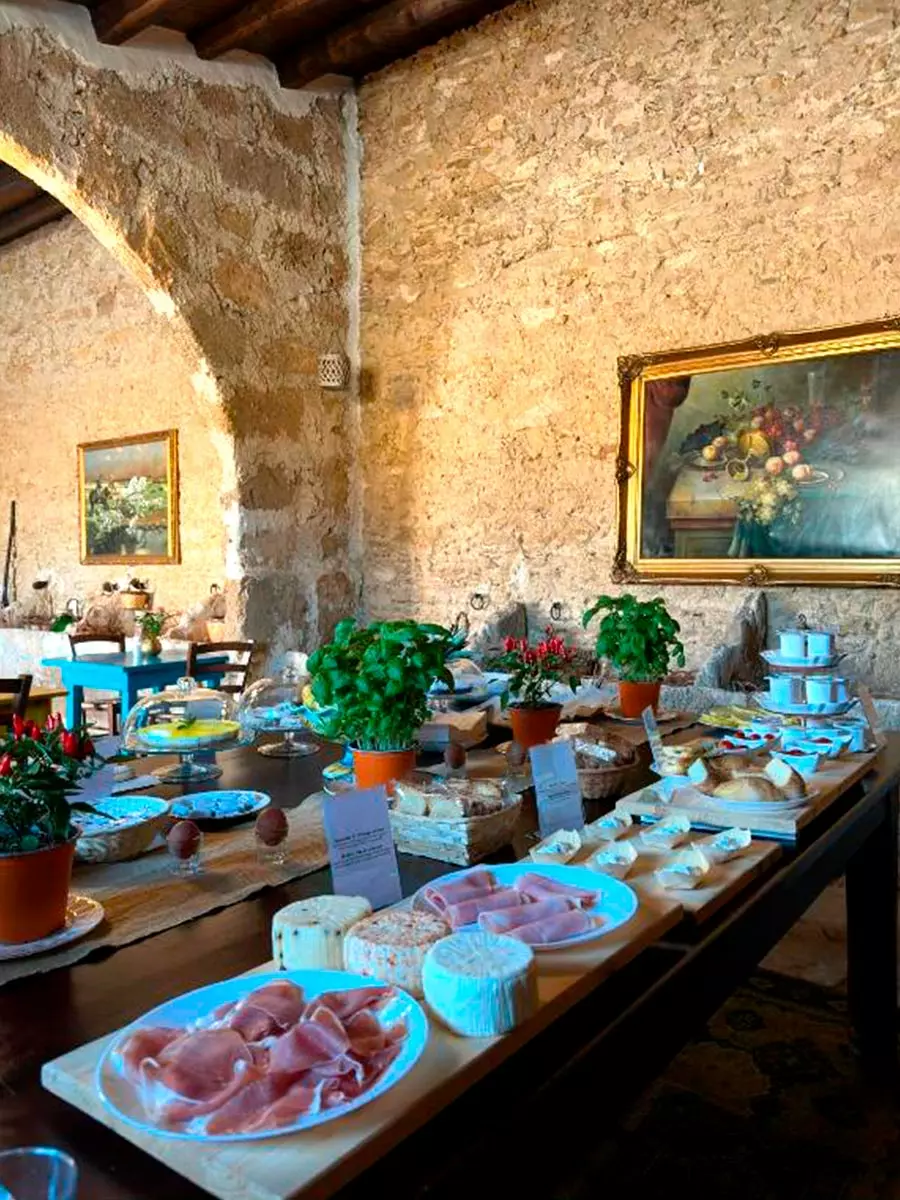 Feudo Nobile e il esclusivo ristorante agriturismo Gela solo per gli ospiti.