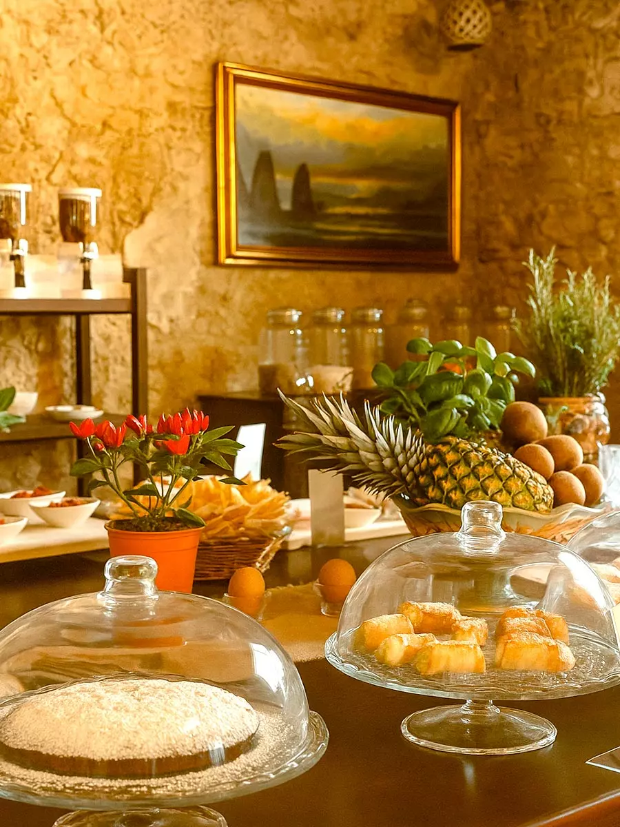 Feudo Nobile e il esclusivo ristorante agriturismo Gela solo per gli ospiti.